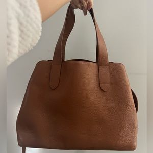 Cuyana Zippered Satchel Purse